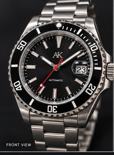 AK004 silver diver studio illustration